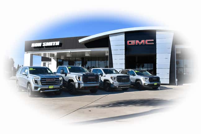 truck parked in front of dealership