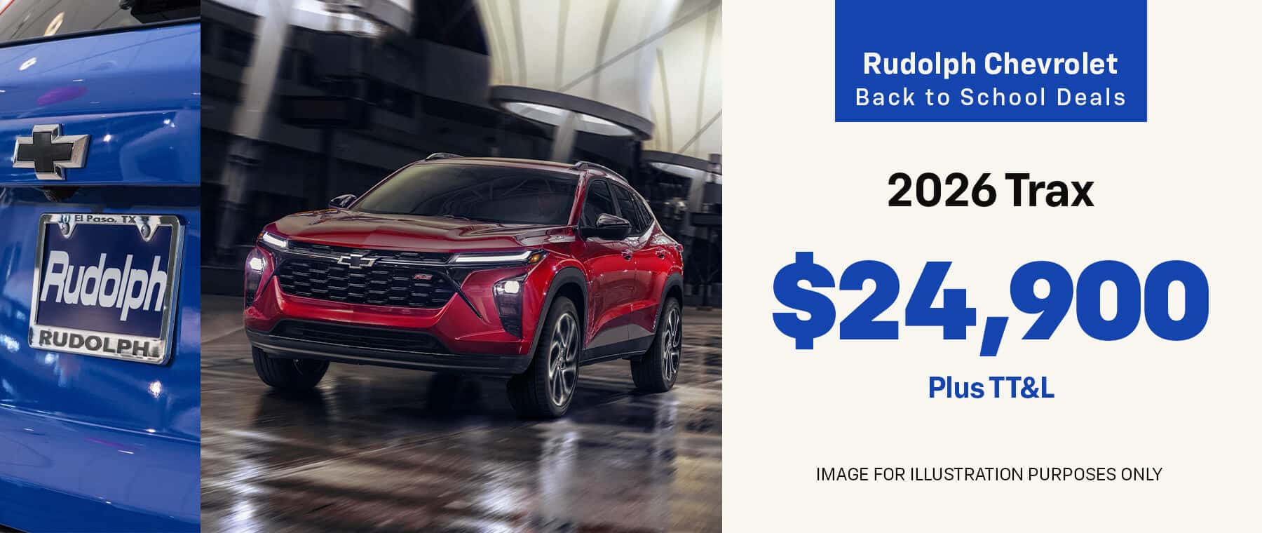 Chevy Trax - $24,900 + TTL