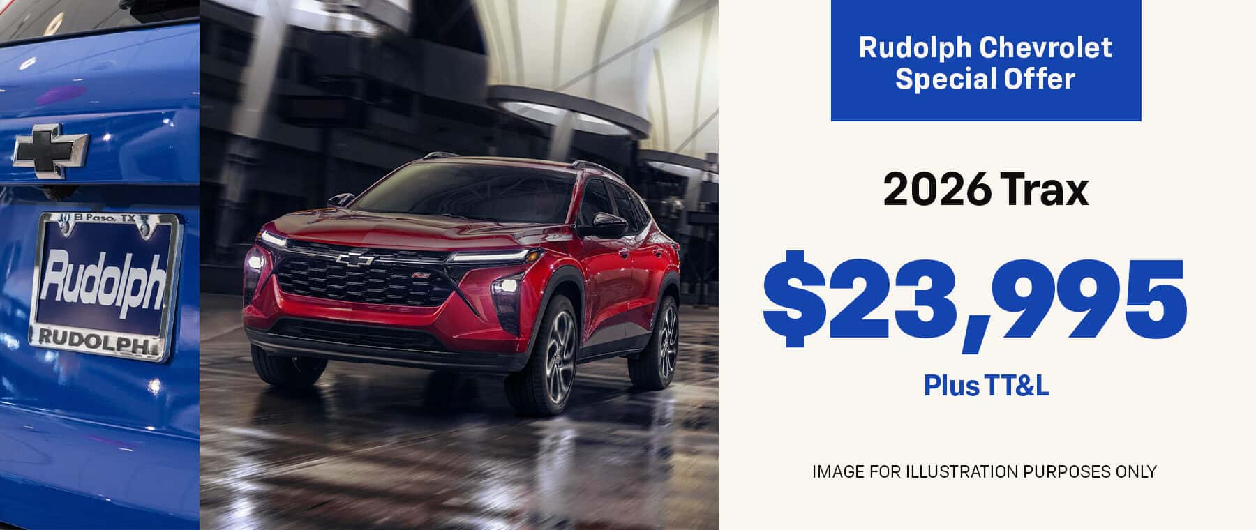 Chevy Trax - $23,995 + TTL