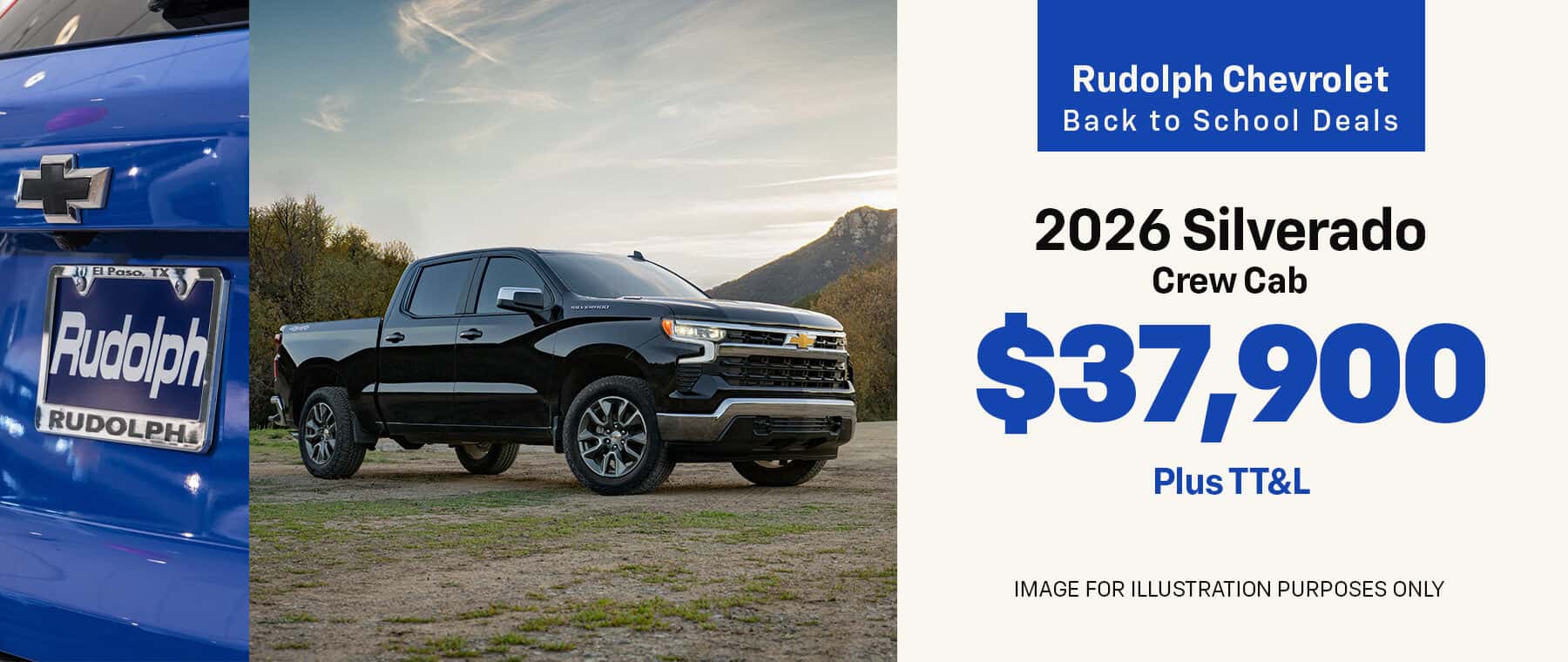 Chevy Silverado - $37,900 + TTL