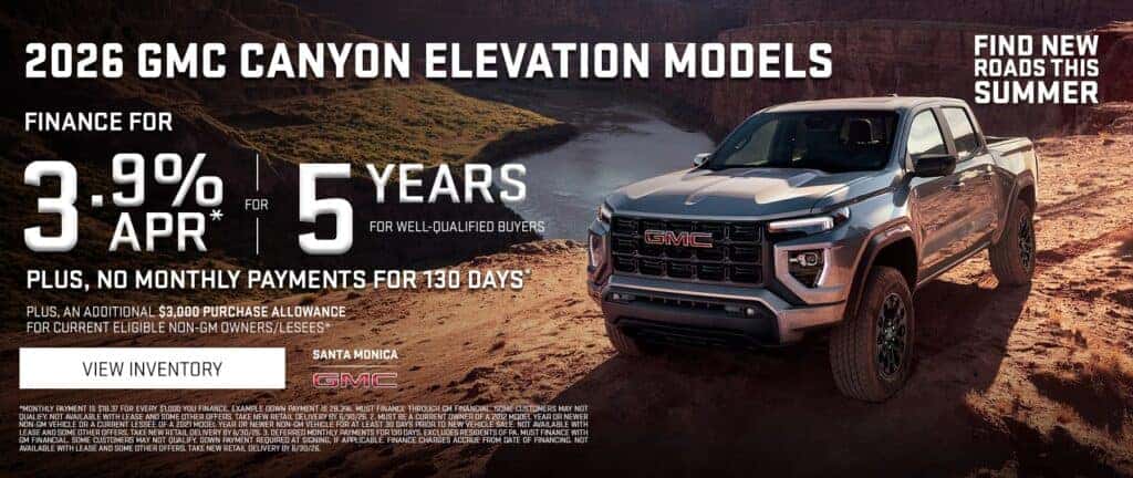 GMC Canyon Elevation Models
