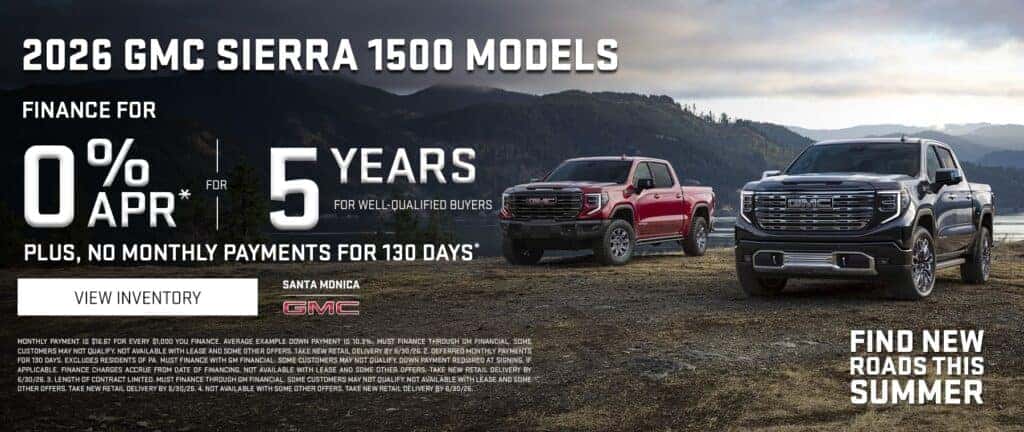 2026 GMC SIERRA 1500 MODELS 