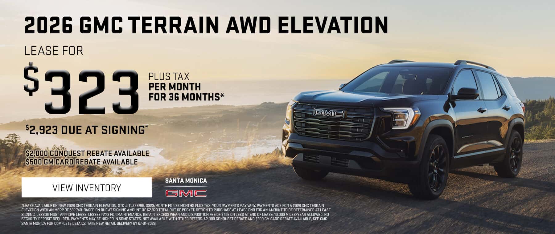 2026 GMC Terrain Santa Monica GMC