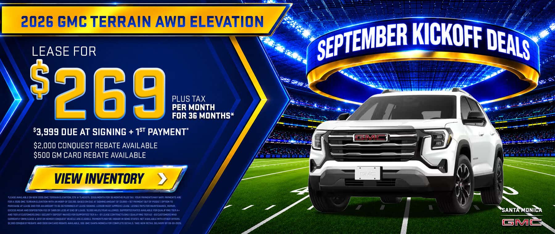 2026 GMC Terrain santa monica gmc