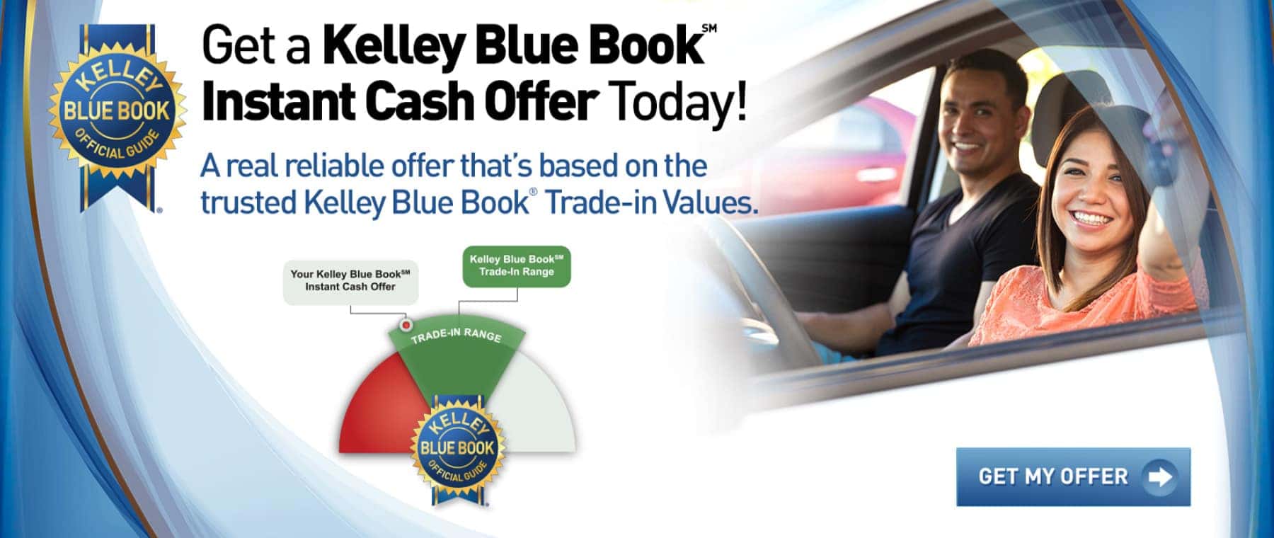 Get a Kelley Blue Book Instant Cash Offer right now!