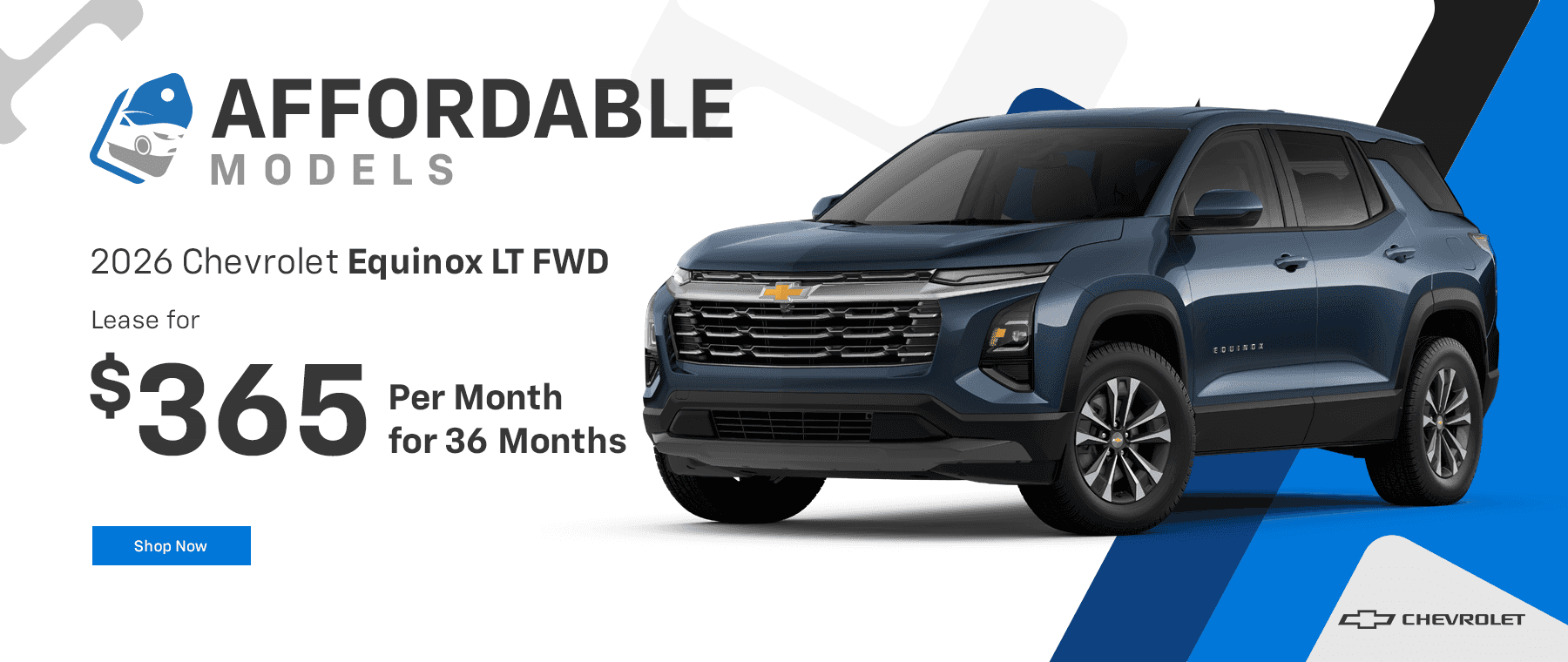 2026 Equinox LT FWD Lease for $365 per month for 36 months