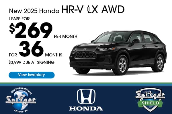 2025 HR-V AWD LX - Lease for $269/mo for 36 Months