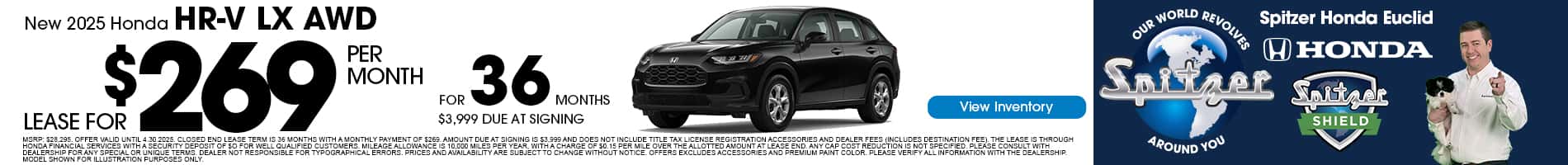03/04.2025_Carrera_Lease a New 2025 HR-V LX for $269 a Month for 36 Months!