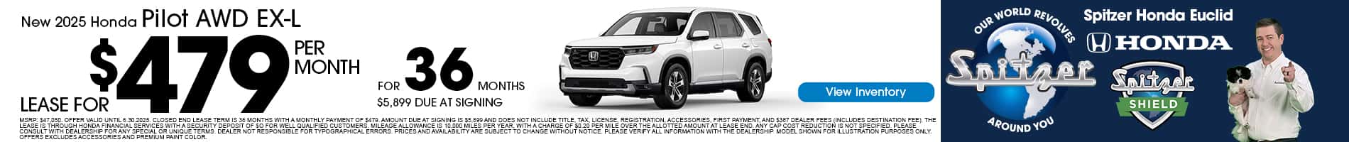 06.2025_Carrera_Lease a New 2025 Honda Pilot AWD EX-L for $479/mo!