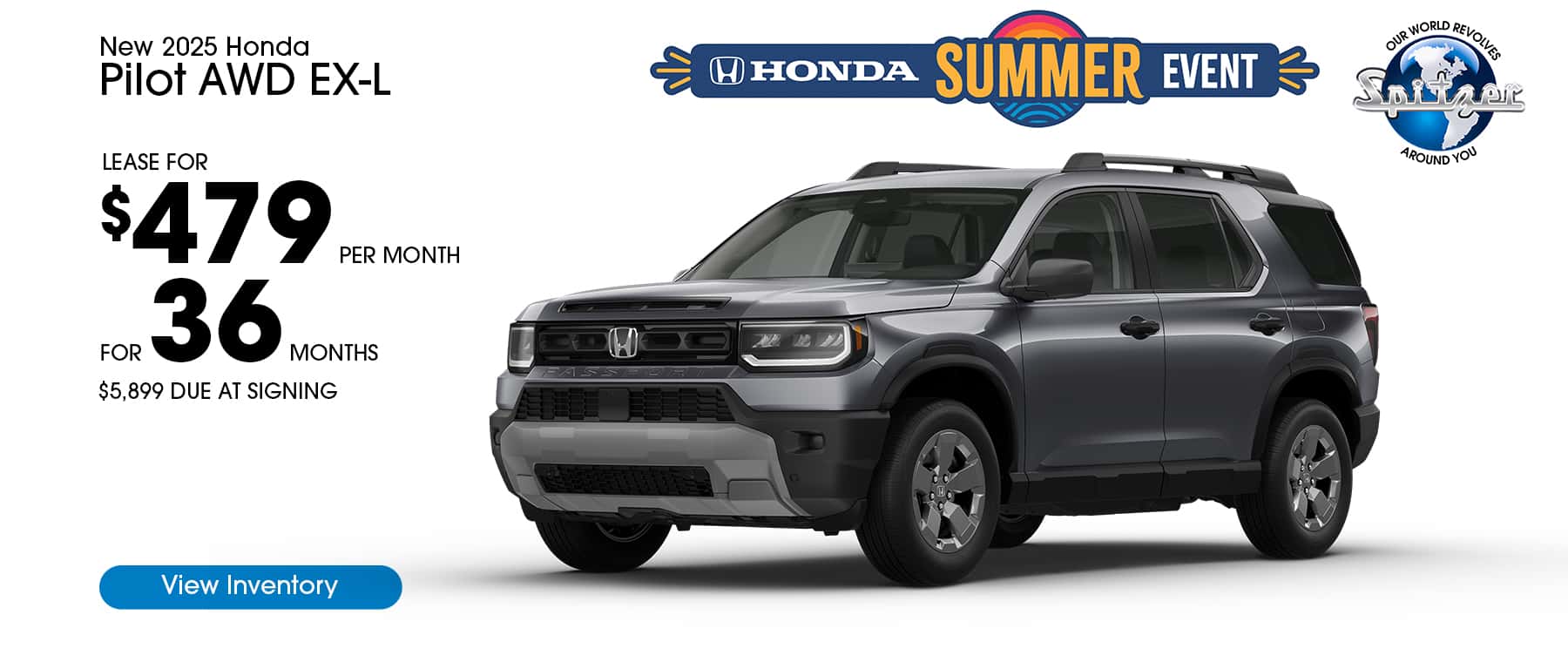 08.2025_Carrera_Lease a New 2025 Honda Pilot AWD EX-L for $479/mo!