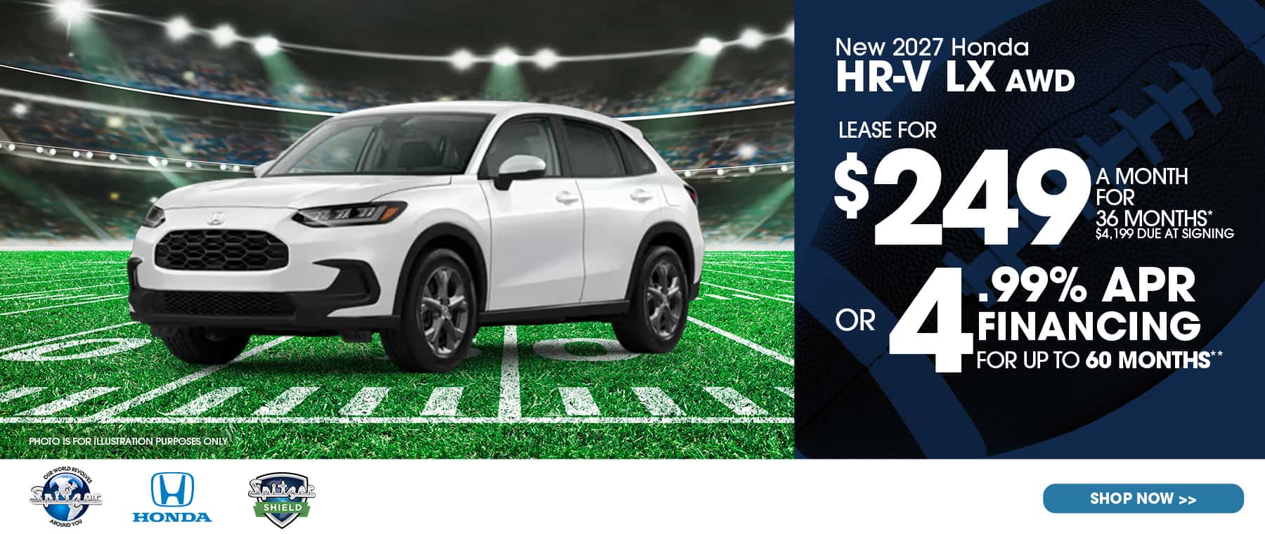 10.2026_Honda HRV_Lease for $249 for 36 mo OR 4.99% for 60 mo