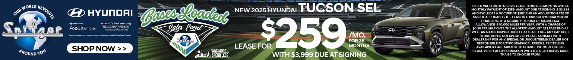 04.2025_Carrera_Lease a New 2025 Hyundai Tucson SEL for $259 a Month for 36 Months!