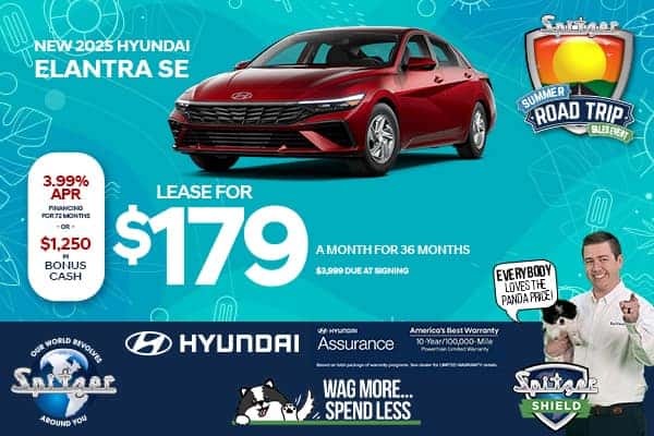 2025 Hyundai Elantra SE - Lease for $179/mo for 36 Months 