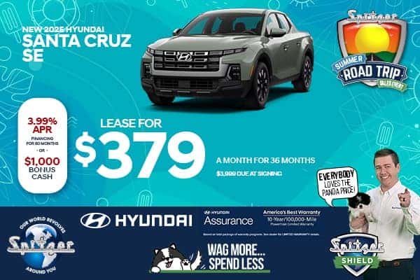 2025 Hyundai Santa Cruz SE - Lease for $379/mo for 36 Months 