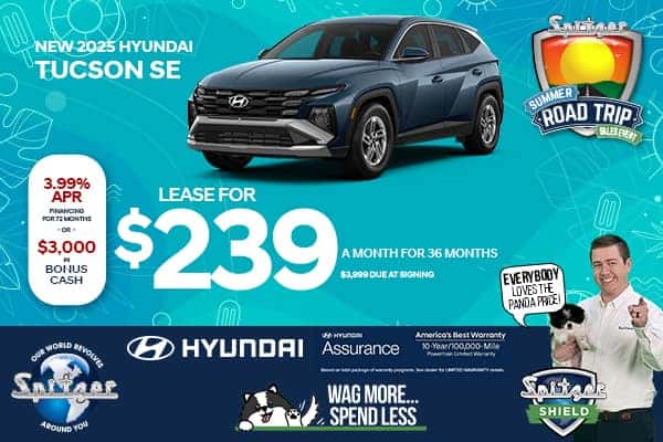 2025 Hyundai TUCSON SE - Lease for $239/mo for 36 Months 