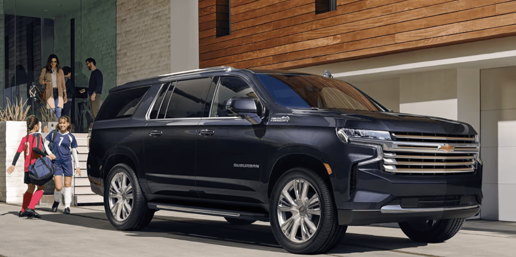 Family Suv driving to soccer practice