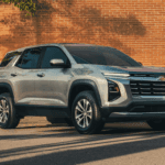 Equinox parked in front of Brick wall