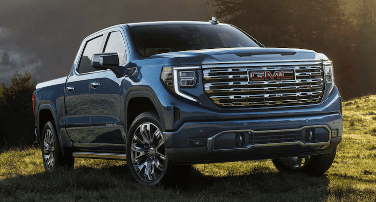 GMC denali parked in field
