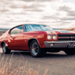 Classic Chevy in Red