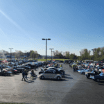 Car show with a full lot