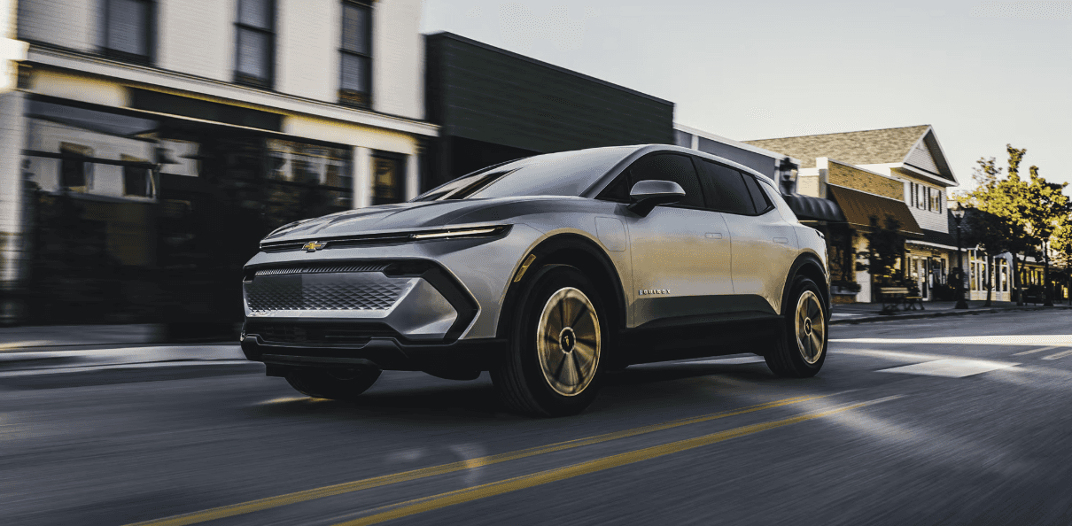 2026 Equinox EV running on street