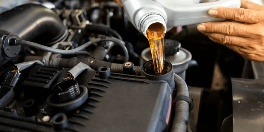 Car engine oil change