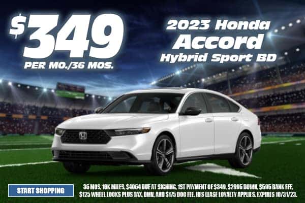 Lease a 2023 Honda Accord Hybrid Sport Sedan