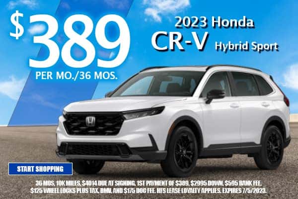 Lease a 2023 Honda CR-V Sport Hybrid AWD BD