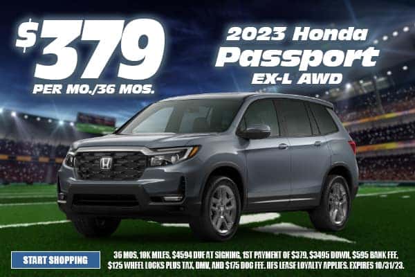 Lease a 2023 Honda Passport EX-L  AWD