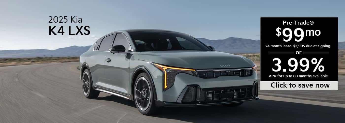 2025 Kia K4 April 2025 Special Banner
