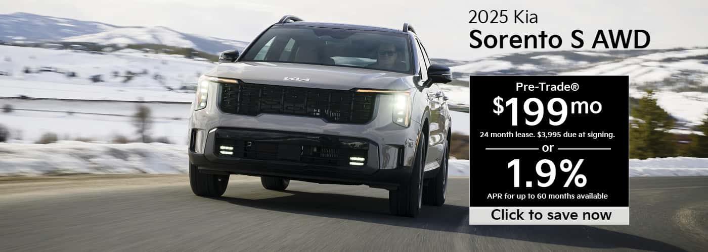 2025 Kia Sorento April 2025 Special Banner