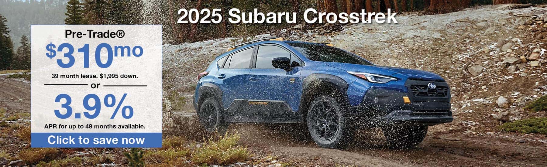 2025 Subaru Crosstrek April 2025 Special Banner