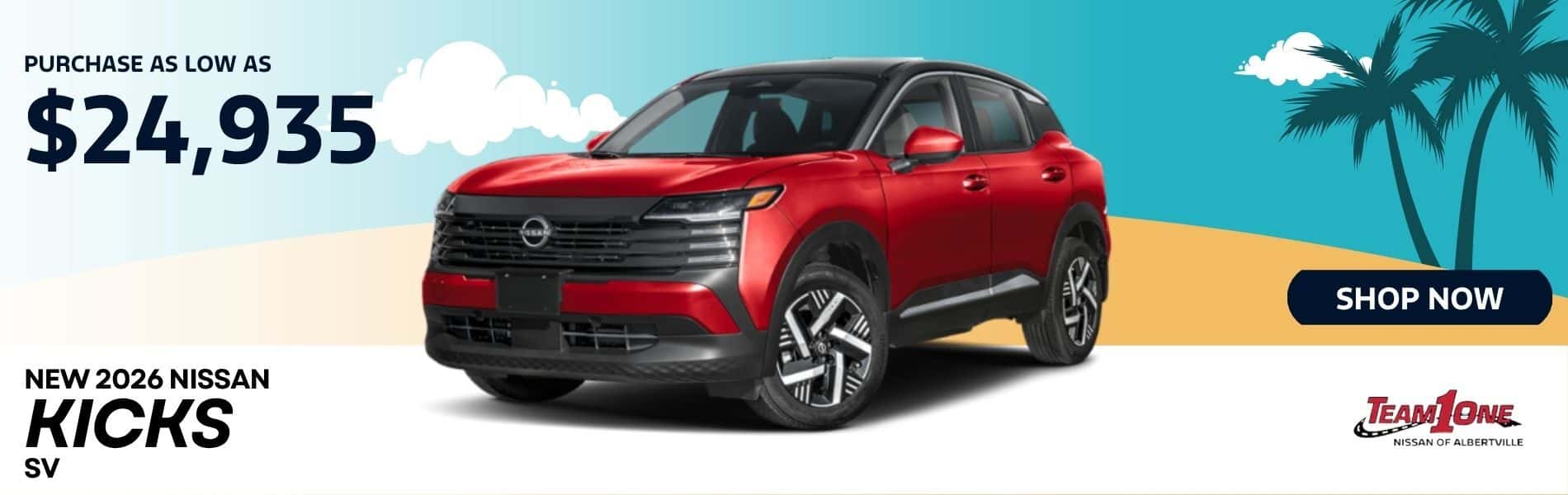2026 Nissan Kicks SV
