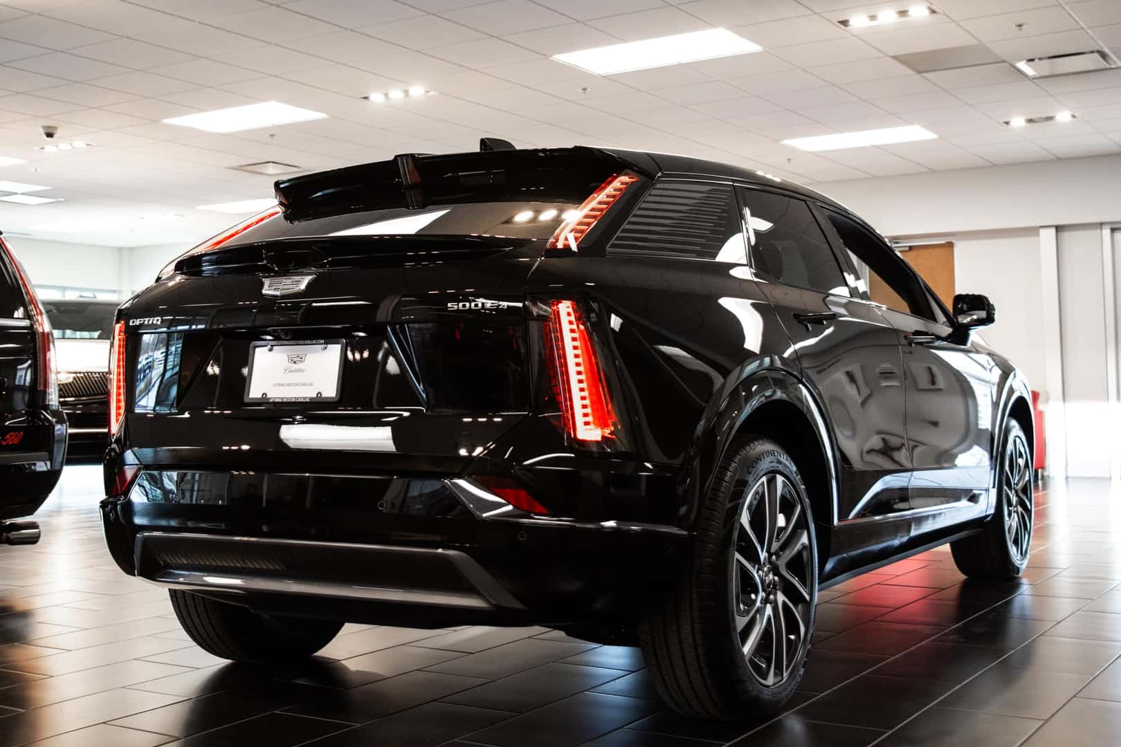 cadillac optiq in showroom