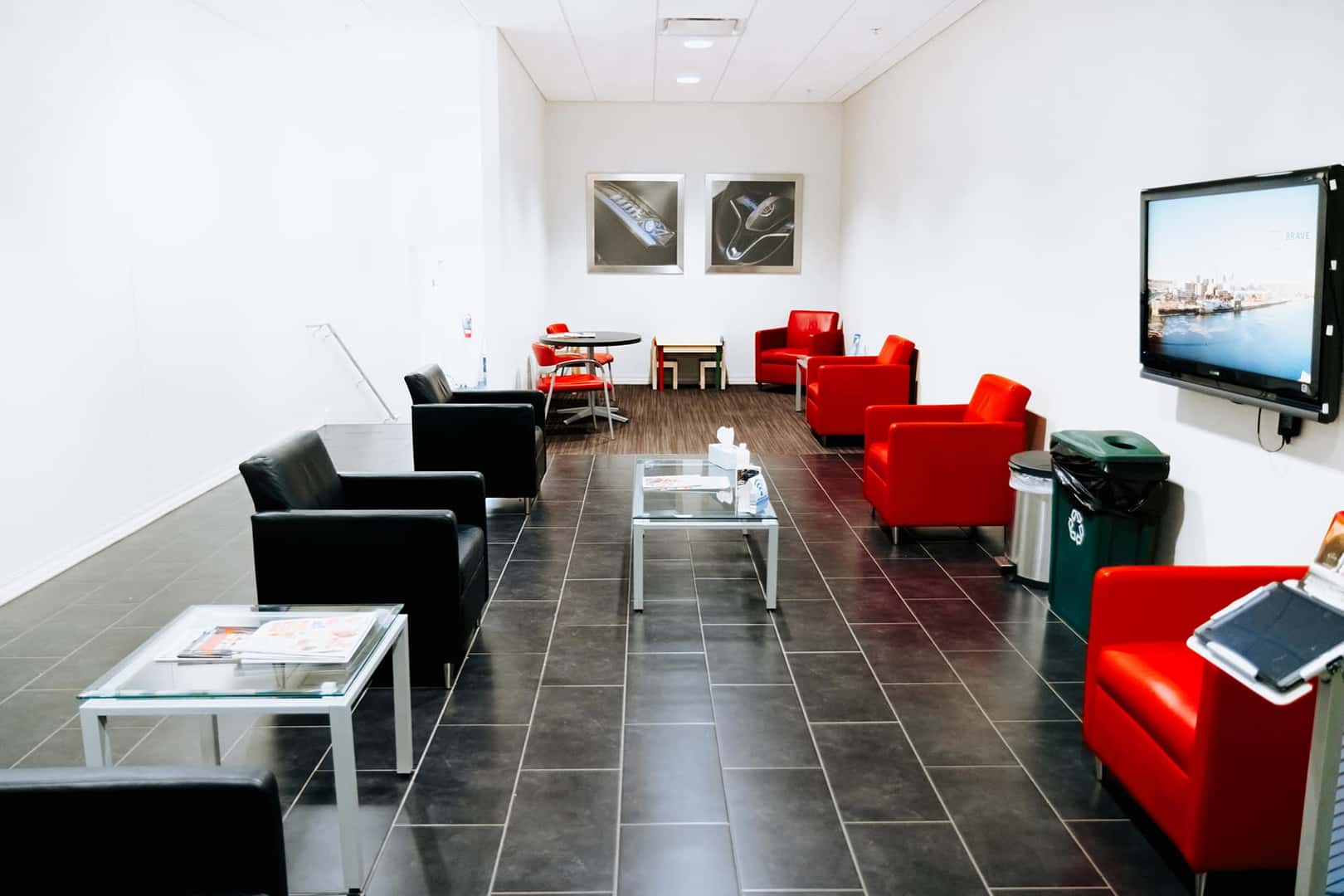 Service Waiting area