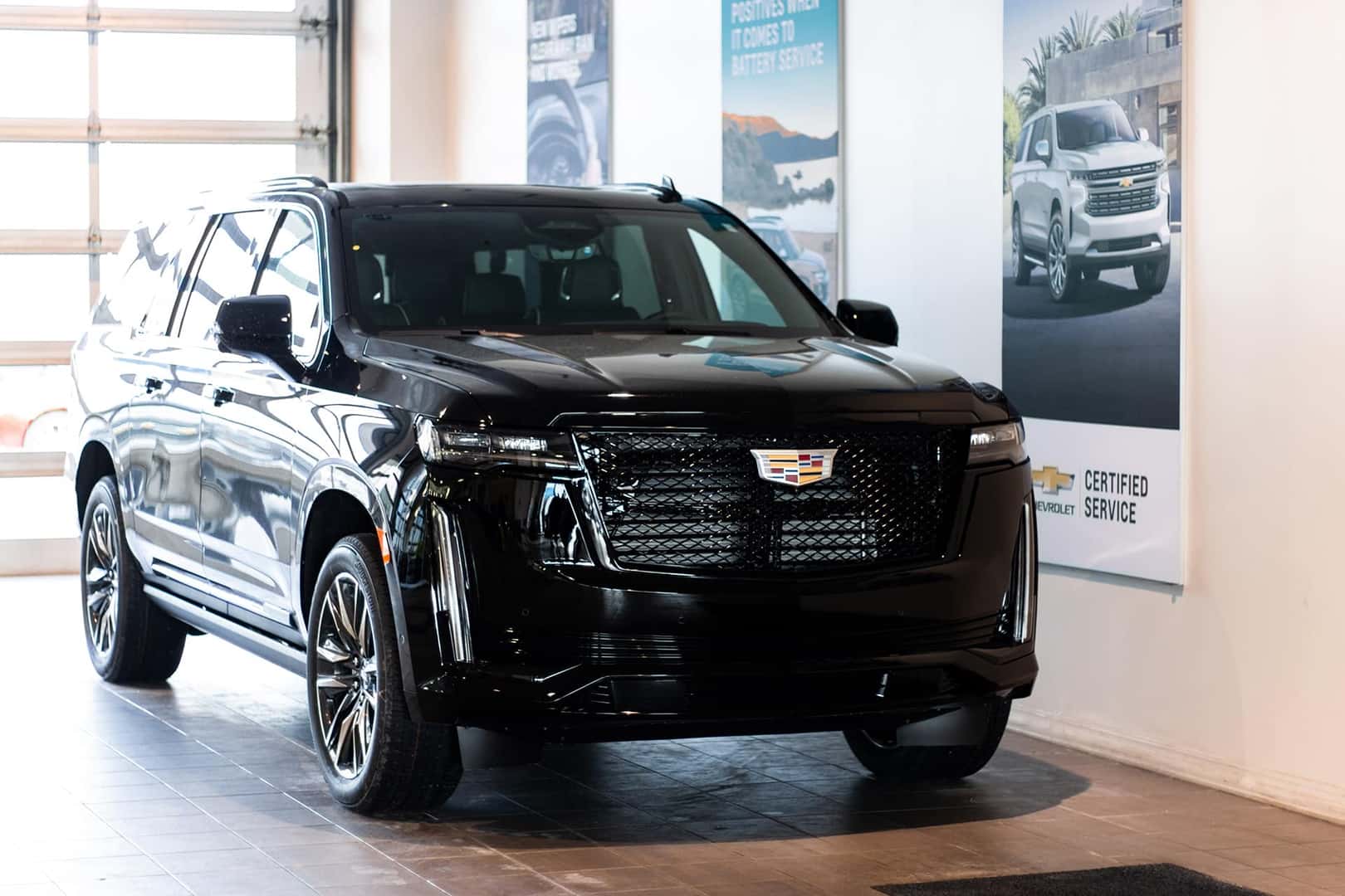 Cadillac in Service Drive