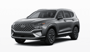 The 2021 Hyundai Santa Fe Limited in Portofino Gray