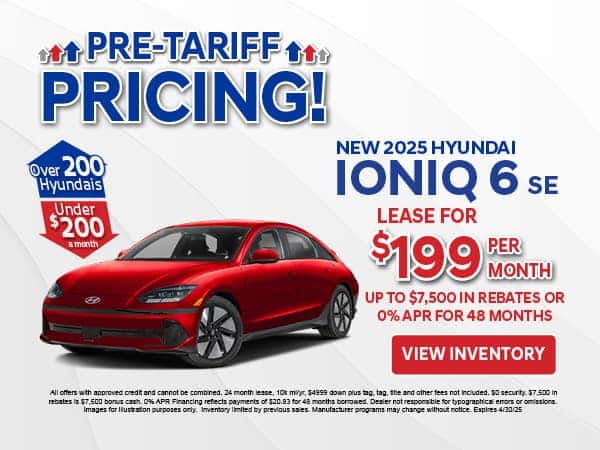 New 2025 Hyundai Ioniq 6 SE