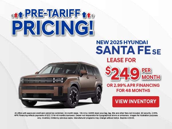 New 2025 Hyundai Santa Fe SE