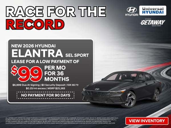New 2026 Hyundai Elantra SEL SPORT
