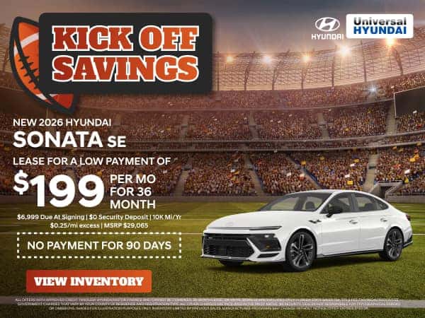 New 2026 Hyundai Sonata SE