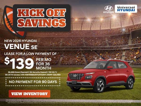 New 2026 Hyundai Venue SE