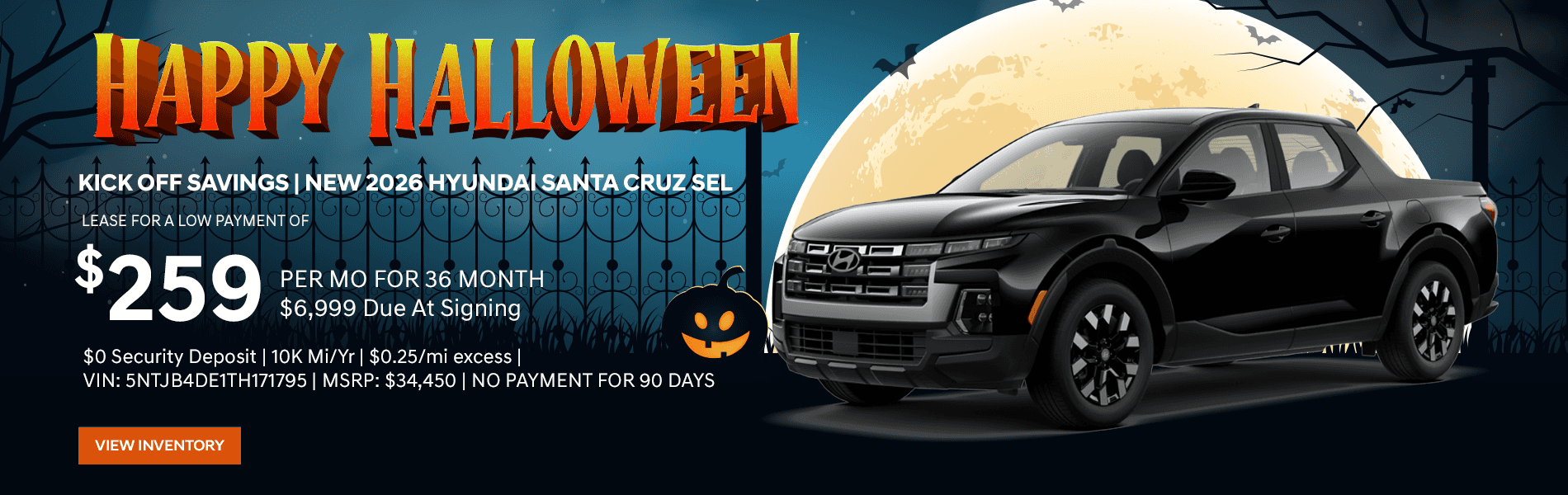 KICK OFF SAVINGS | NEW 2026 HYUNDAI SANTACRUZ SEL