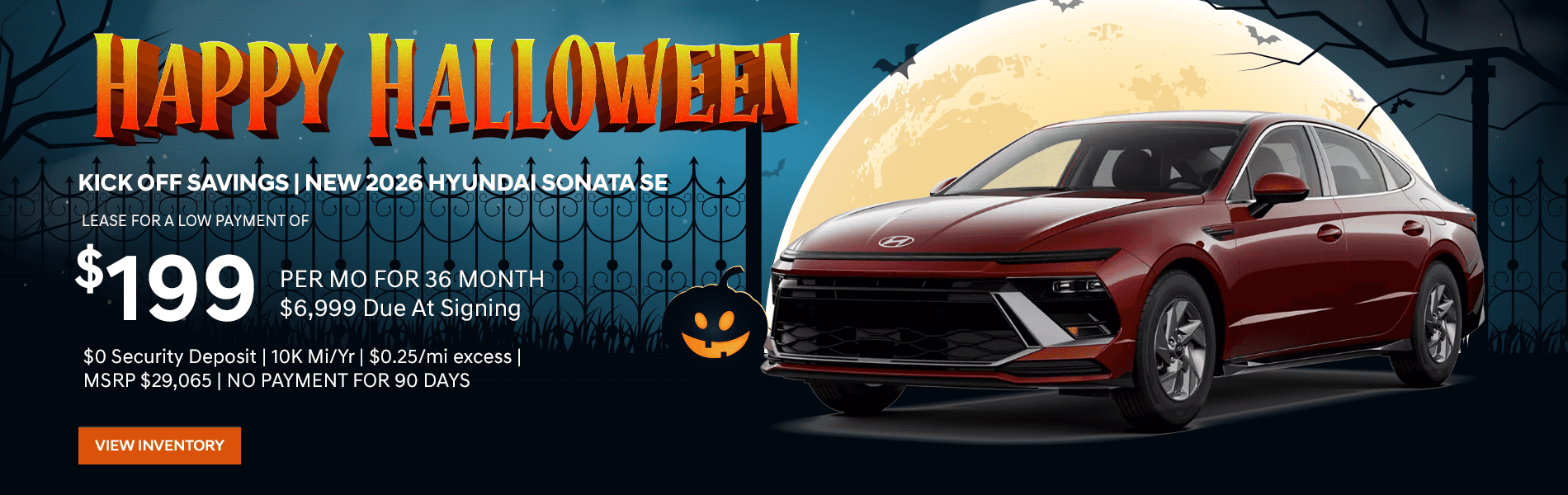 KICK OFF SAVINGS | NEW 2026 HYUNDAI SONATA SE