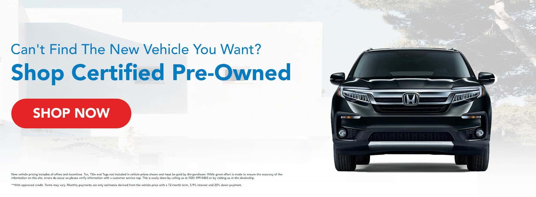 Can't Find The New Vehicle You Want? Shop Certified Pre-Owned