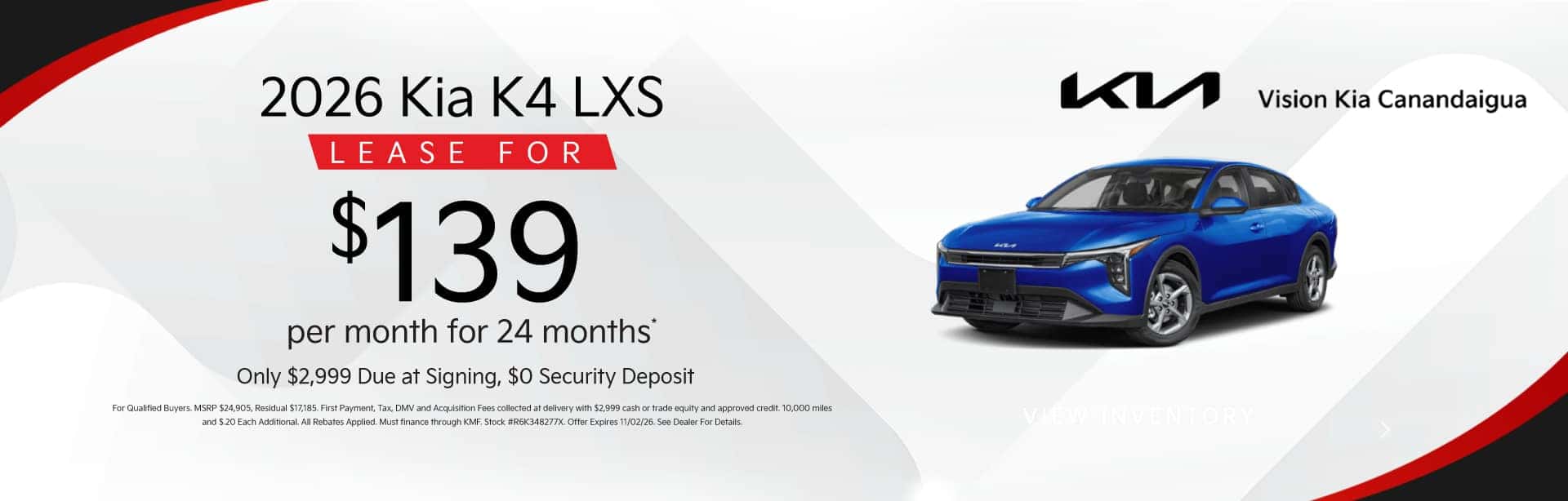 Vision Kia October Specials