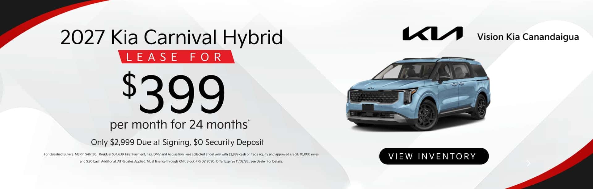 Vision Kia October Specials