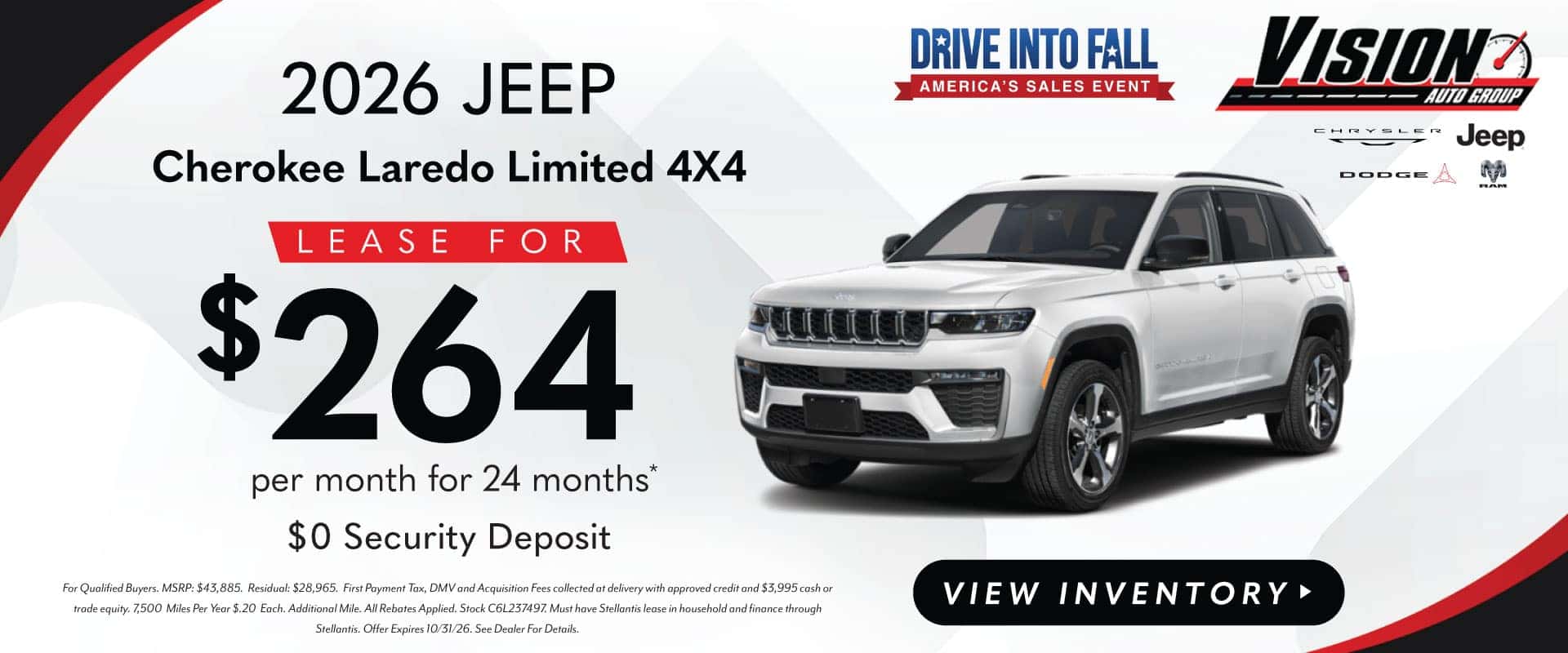 Vision CDJR October Specials
