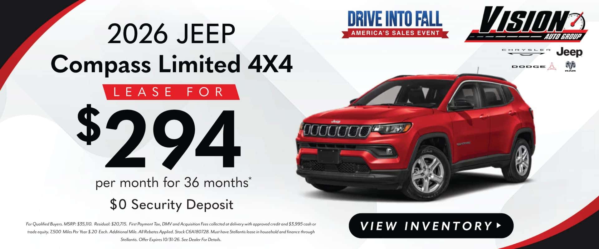 Vision CDJR October Specials