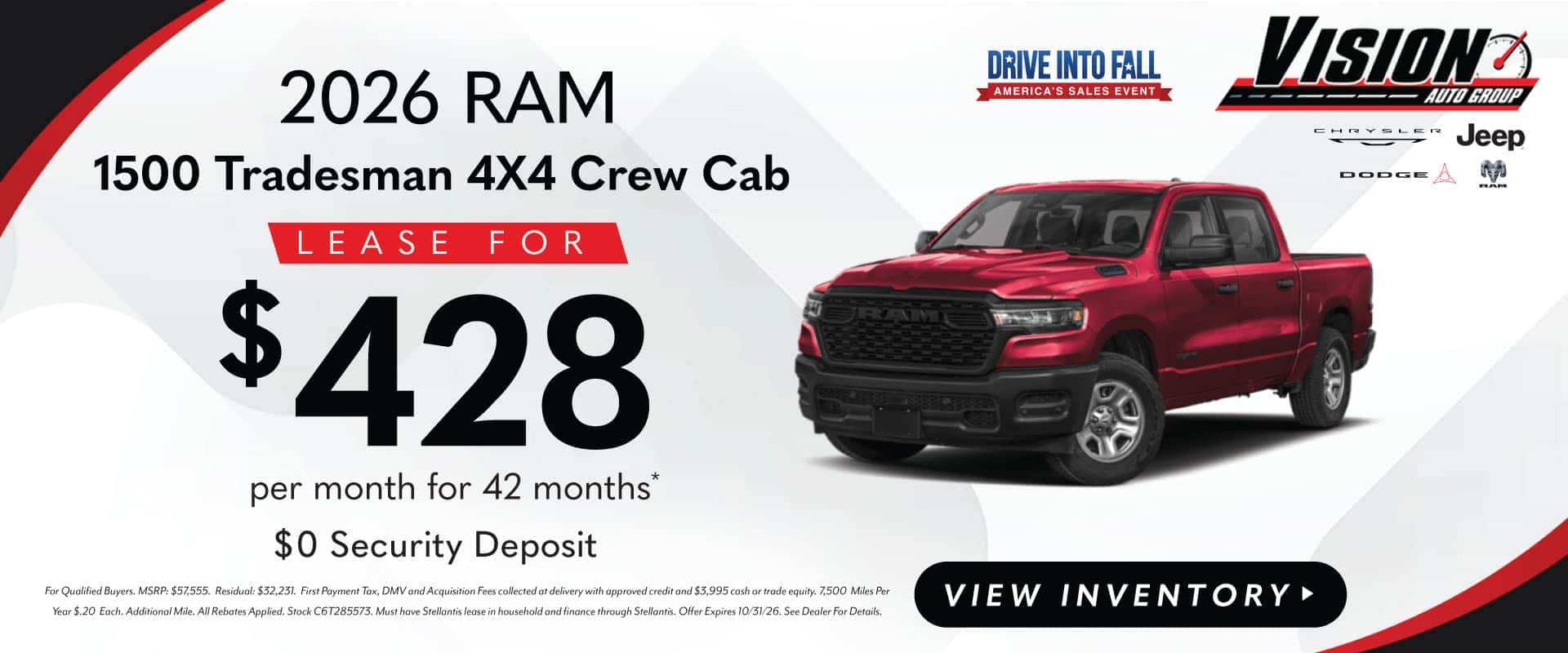 Vision CDJR October Specials